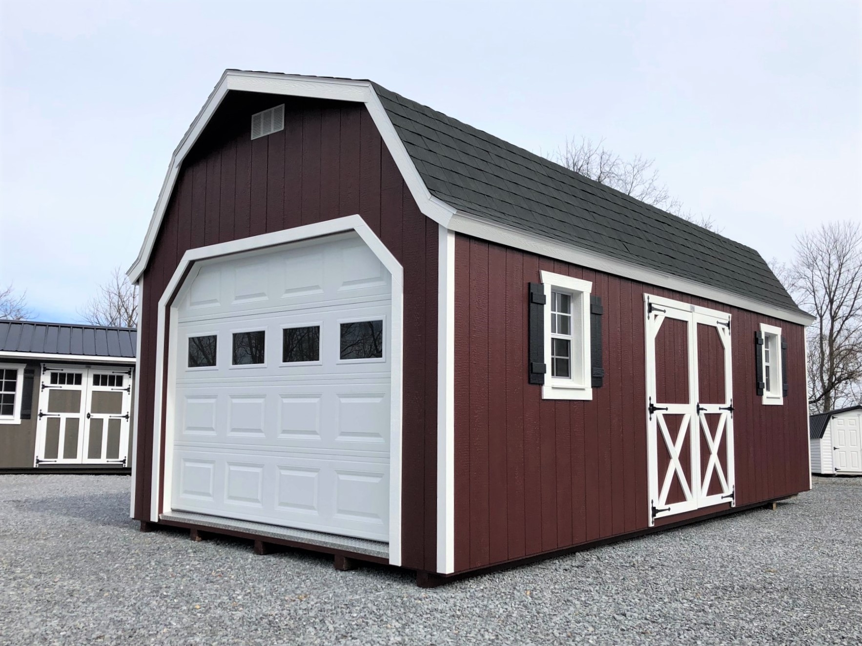 24′ x 32′ Two Story Modular Barn **Lot Model**